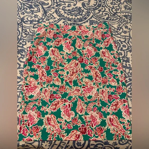 J.Crew Multi-Colored Pencil Skirt - Size 4 - New with Tags! - Picture 1 of 3